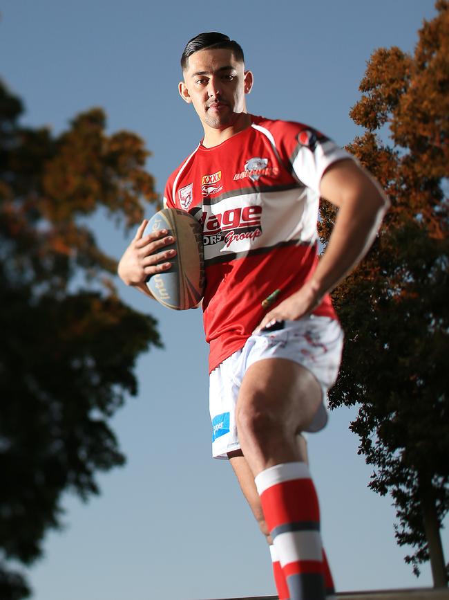 Former Redcliffe Dolphins player Harley Aiono of Burpengary. Pic: Josh Woning.