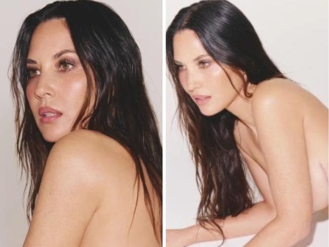 Olivia Munn shows her breast cancer scar for the first time in a photo shoot for Skims.