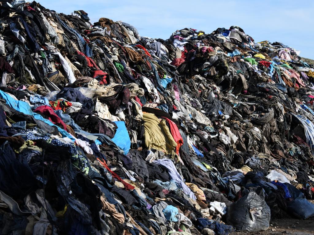 Huge amounts of clothing wind up in landfill each year. Picture: Shutterstock