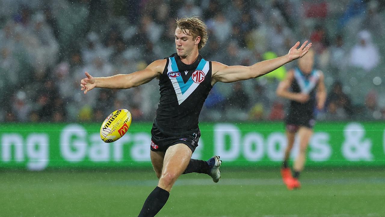 Jason Horne-Francis says coach Ken Hinkley is like a father figure to him. (Photo by Paul Kane/Getty Images)