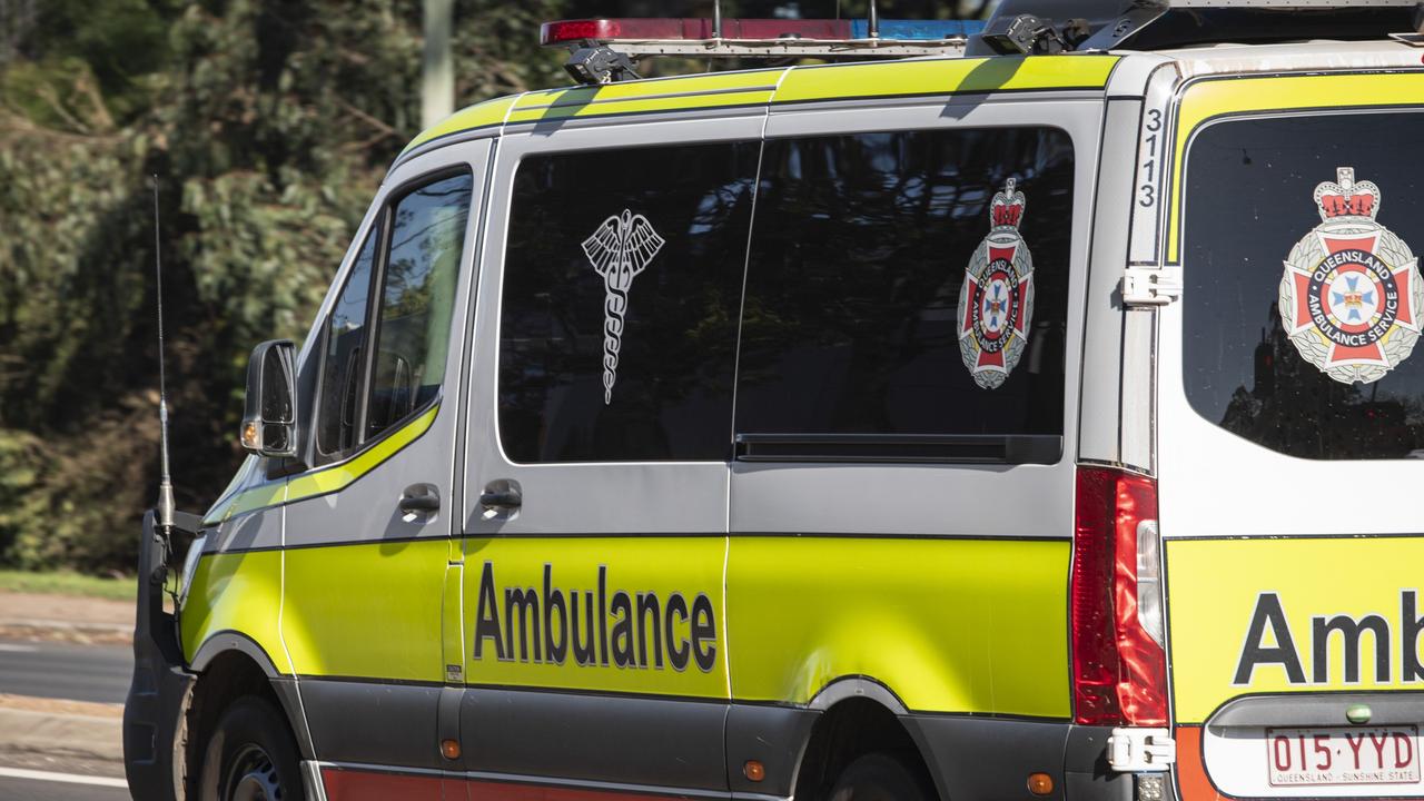 Injured driver extricated from vehicle taken to Rockhampton Hospital