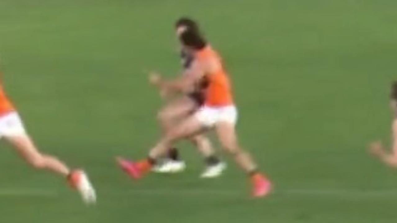 The Toby Bedford bump that's seen him handed a one-match ban.