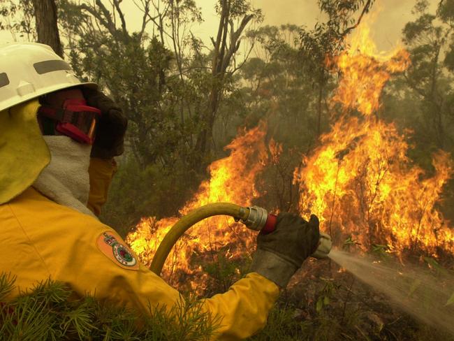 Hazard reduction measures like this backburning at Hazelbrook is not the cure-all for bushfires.