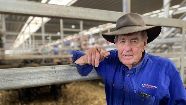 Henry Dundas from Corcoran Parker at Wodonga was one of the buyers at the Wodonga store cattle sale, and bought 60 steers, 400kg and heavier, to put out on grass.