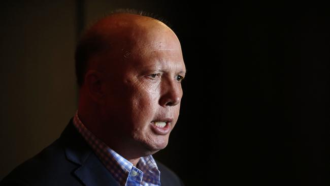 ‘The increasingly interconnected nature of critical infrastructure exposes vulnerabilities that could result in significant consequences to our economy, security and sovereignty’: Home Affairs Minister Peter Dutton. Picture: Josh Woning