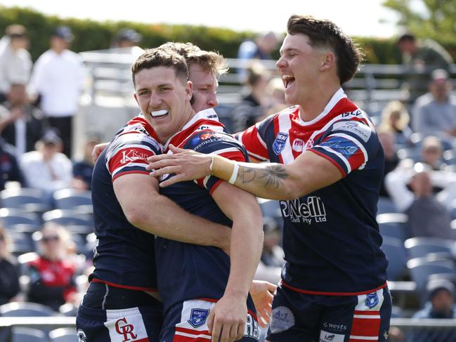 Camden are all smiles after a try. Picture Warren Gannon Photography