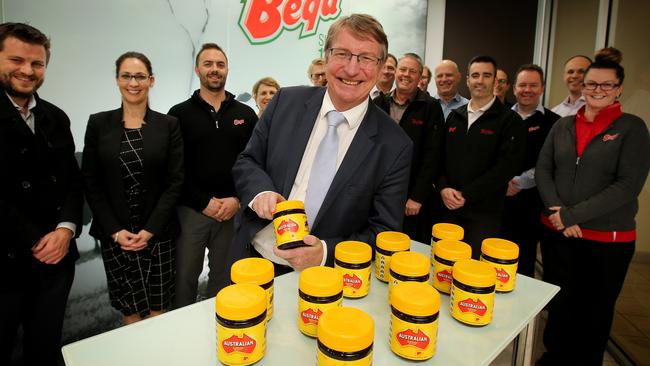 Irvin oversaw a deal to for Bega to buy Vegemite in 2017. Picture: Stuart McEvoy for The Australian.