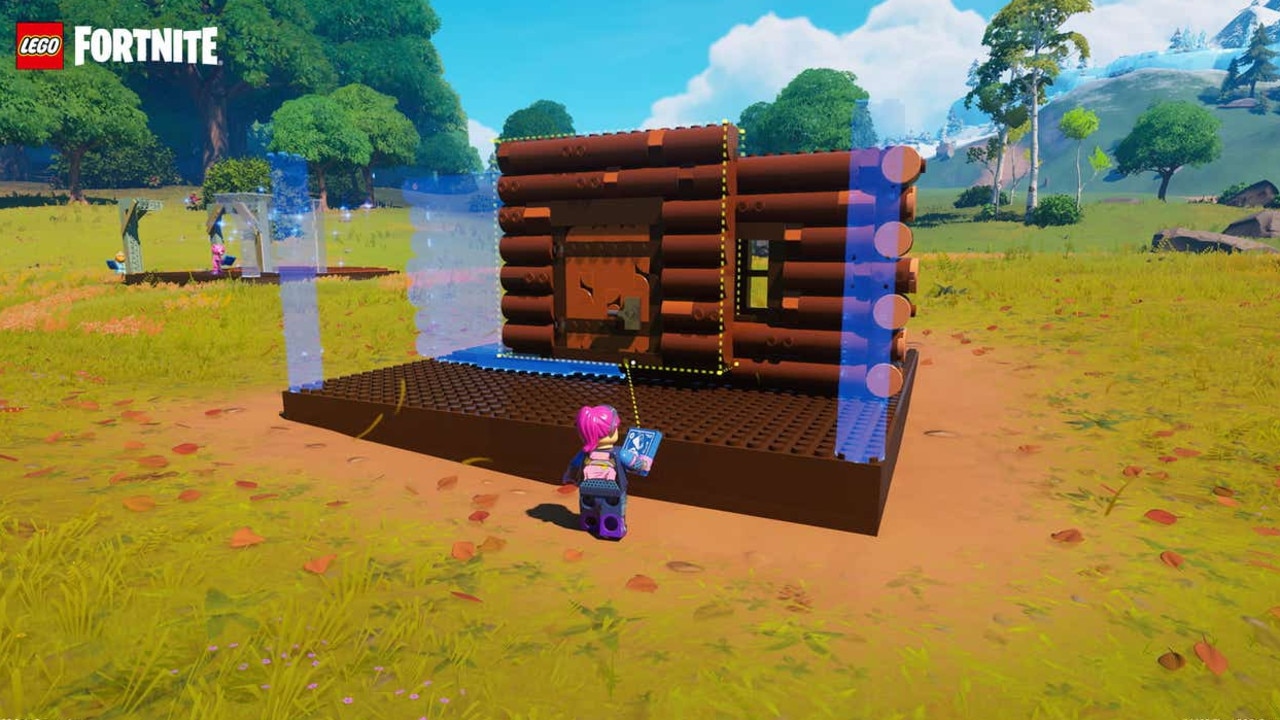 Epic Games brings its own twist to the Minecraft formula by incorporating with structures and characters based on the iconic LEGO brick design. Picture: LEGO