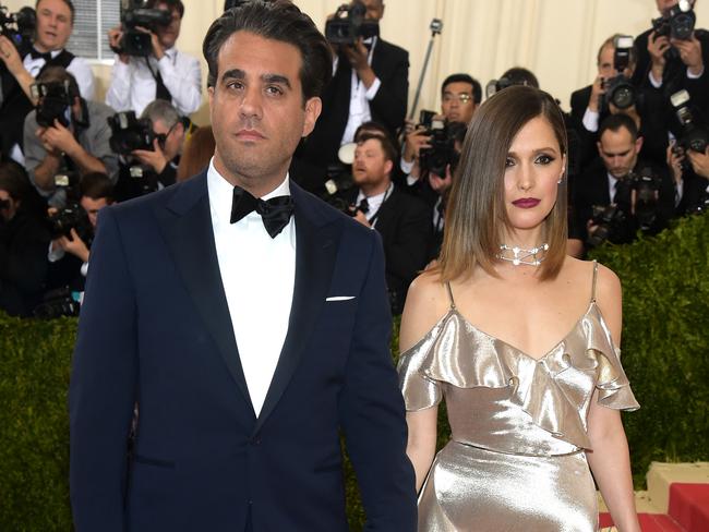 Bobby Cannavale, left, and Rose Byrne arrive at The Metropolitan Museum of Art Costume Institute Benefit Gala in New York. Picture: AP