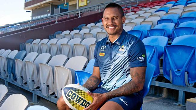 CONTRACT TORN UP: Ben Barba has been sacked by the North Queensland Cowboys after an alleged domestic violence incident. Picture: Emma Murray