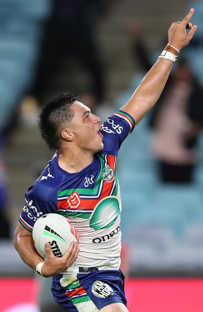 Volkman played five first grade games for the Warriors. Picture: Getty Images