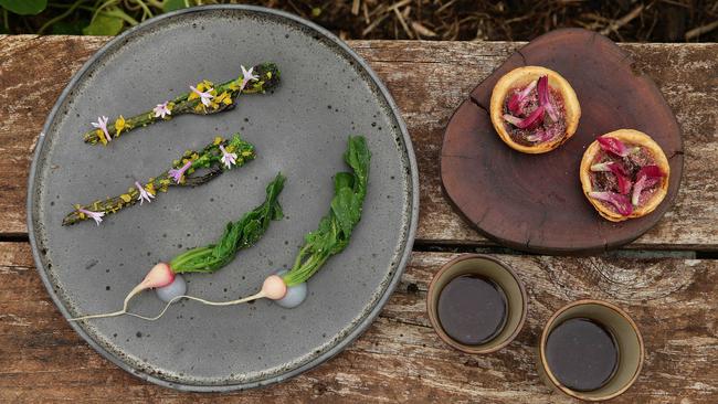 A rather stunning snack plate at O.MY. Picture Andrew Tauber