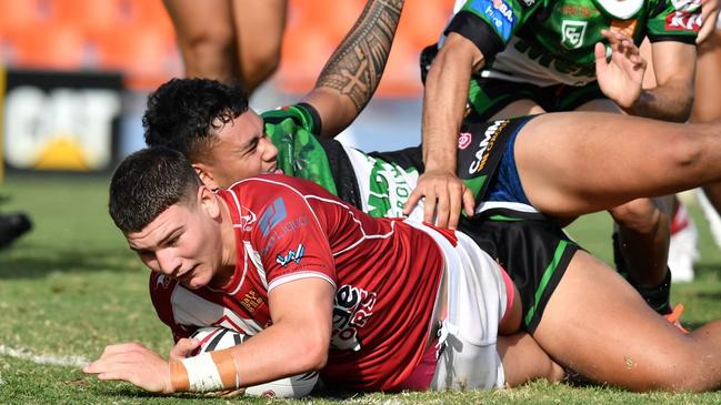 Charlie Dickson of the Dolphins was amongst those selected in the under-19s emerging squad. Photo: Vanessa Hafner/QRL