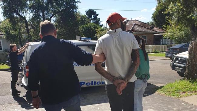 Ali Yousif’s arrest on May 3. Picture: NSW Police