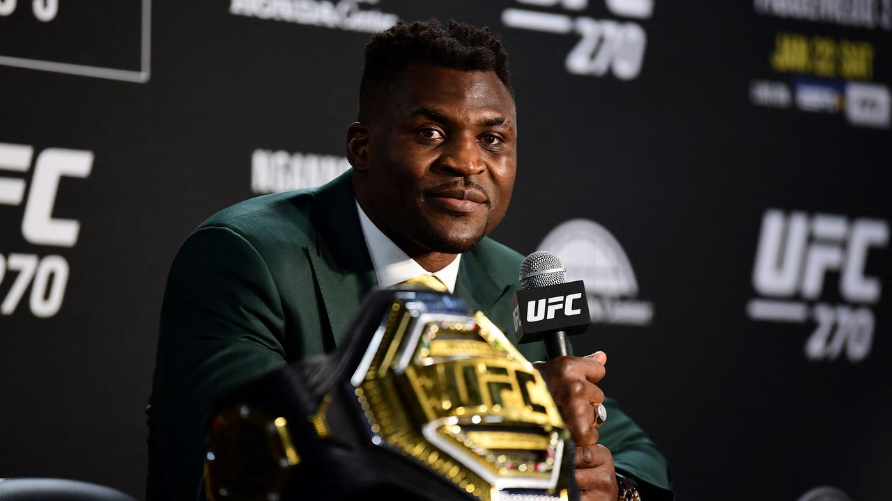 Francis Ngannou is a former UFC Heavyweight champion. (Photo by Frederic J. BROWN / AFP)