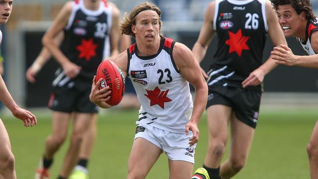 Jack Bytel is a very strong goalkicking midfielder. Picture: Pat Scala