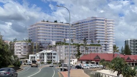 New image showing plans for the Kirra hotel site redevelopment.