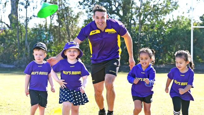 Billy Slater is really having an impact after the game. Photo: AAP image, John Gass