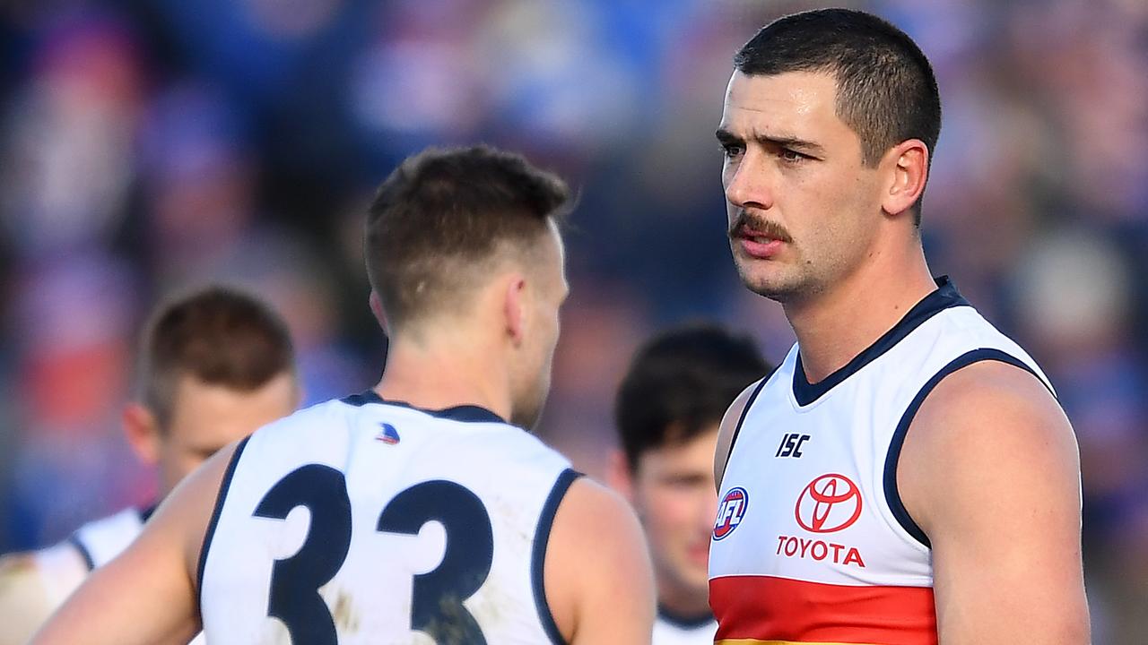 Taylor Walker has stepped down as Adelaide captain. (Photo by Quinn Rooney/Getty Images)