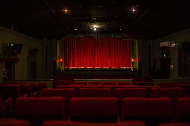 Narooma Kinema, a classic art deco cinema in Narooma, NSW, that is owned by Jade Griffiths, 24. Picture by Sean Davey.