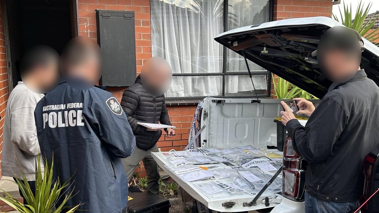 Global sting sees Australian offenders arrested for cybercrime and phishing attacks, including one South Australian. Picture: Australian Federal Police