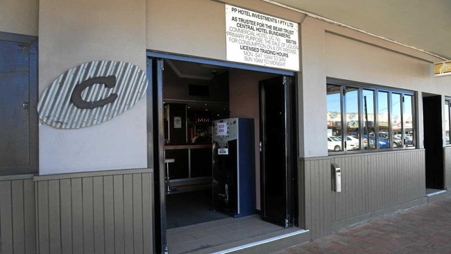 The incident under trial occurred in the toilets of Bundaberg’s Central Hotel.