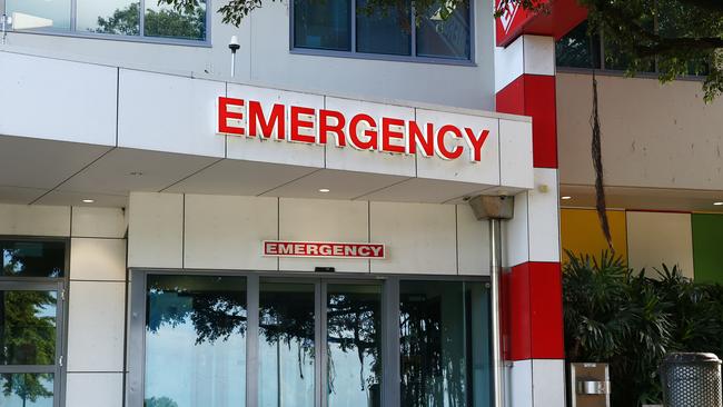 Cairns hospital's Emergency Department entry. PICTURE: BRENDAN RADKE