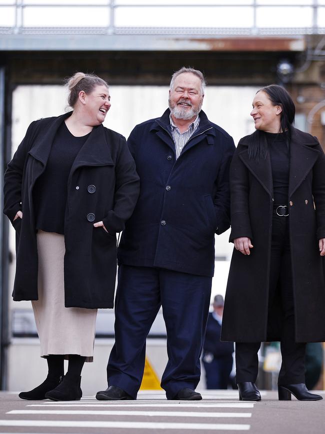 Naomi Prince, Chris Linton and Katrina Czerkies. Picture: Sam Ruttyn