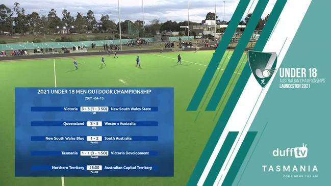 Replay: 2021 Australian Hockey Championships - Under 18 Boys - NT vs ACT