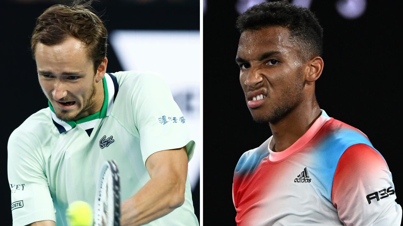 Daniil Medvedev vs Felix Auger-Aliassime.