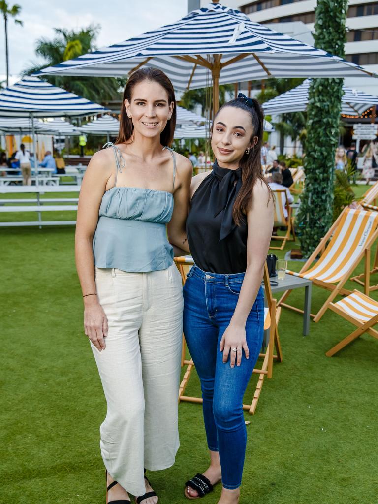 Carly and Willow Robson at Riviera on the Lawn, at The Star Gold Coast, December 27. Picture: Adam Shaw