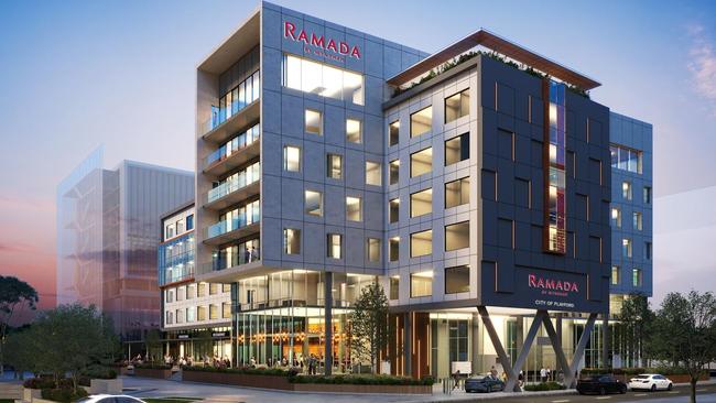 Artist's impression of the Ramada by Wyndham Playford. Picture: Wyndham Destinations