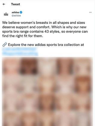 The "controversial" sports bra ad