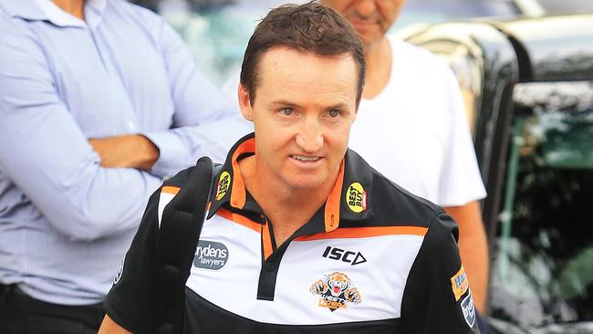 Sacked Wests Tigers coach Jason Taylor.