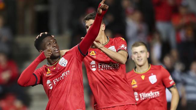 Al Hassan Toure has been brilliant for Adelaide. Picture: Sarah Reed