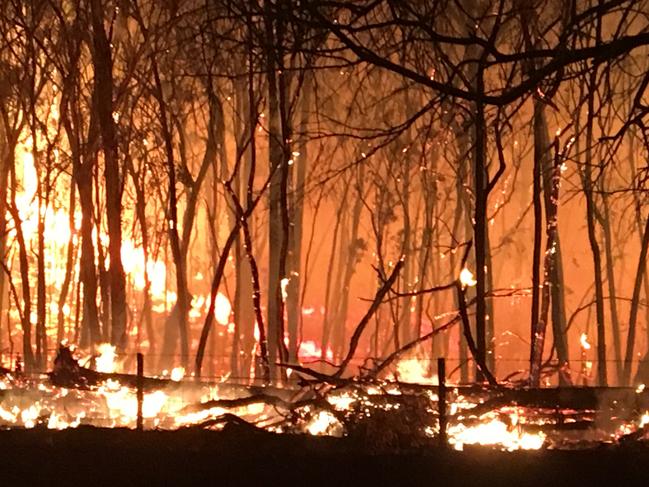 EMBARGO SUNDAY OCT 3 :  Fighting Spirit: a book commemorating the Black Summer bushfires and charting the recovery process:   Photo submitted for inclusion in Fighting Spirit bushfire book. This fire around the Oxley Wild Rivers National Park east of Walcha, NSW, burned for 10 weeks. Pic taken 10 Dec 2019 by Rob Blomfield.