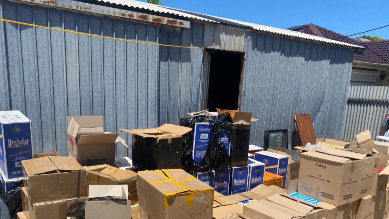 Illicit tobacco product seized in Operation Eclipse raids. Picture: SA Police