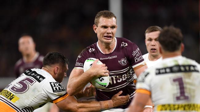 NRL 2023 RD10 Manly-Warringah Sea Eagles v Brisbane Broncos - Tom Trbojevic. Picture: NRL Photos