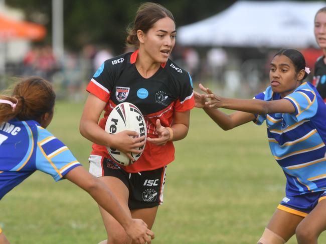 Women's game between Kirwan High and St Margaret Mary's College at Kirwan High. Picture: Evan Morgan