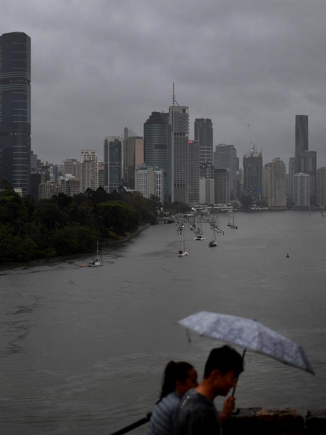 Severe thunderstorms including heavy rain, damaging winds and hail are all expected to hit isolated pockets in central-southern Queensland. Picture: NCA NewsWire / Dan Peled.