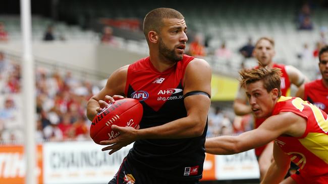 Jimmy Toumpas was an unfulfilled talent at the Demons. Picture: Michael Klein