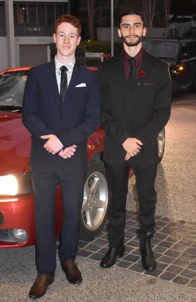 Dilhan and Jediah enjoyed their night at the 2022 Noosa District State High School Formal. Picture: Eddie Franklin