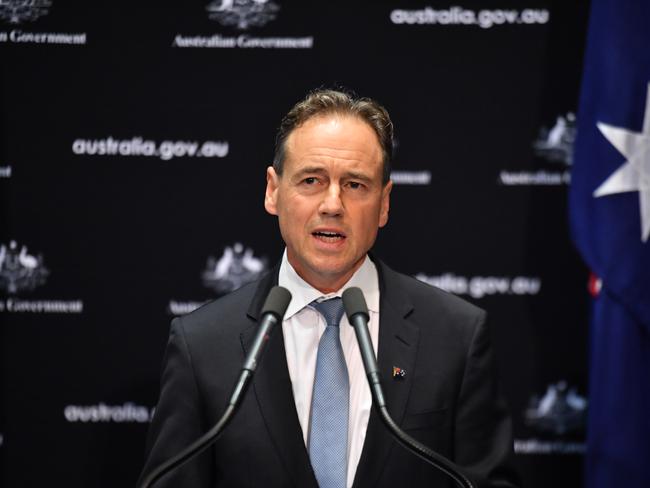 Health Minister Greg Hunt says the tests are critical. Picture: AAP Image’s Mick Tsikas