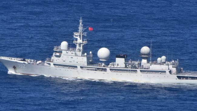 Chinese spy ship spotted off Australia