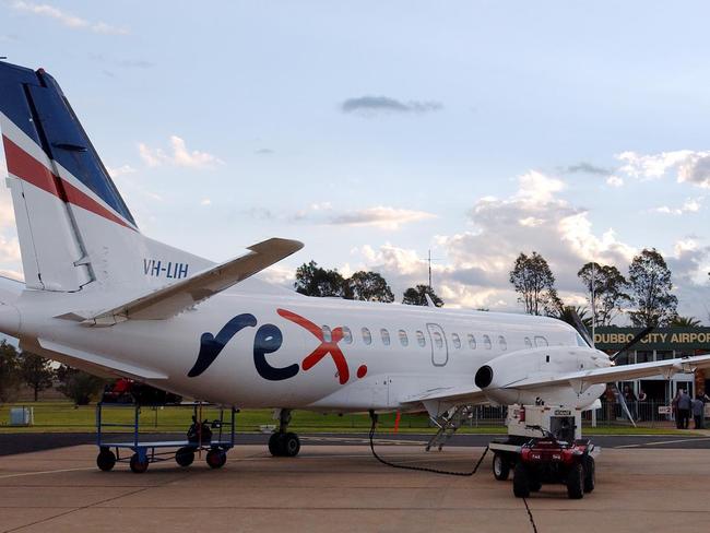 Rex has a fleet of 61 Saab 340s which are used on regional routes. Picture: Supplied.