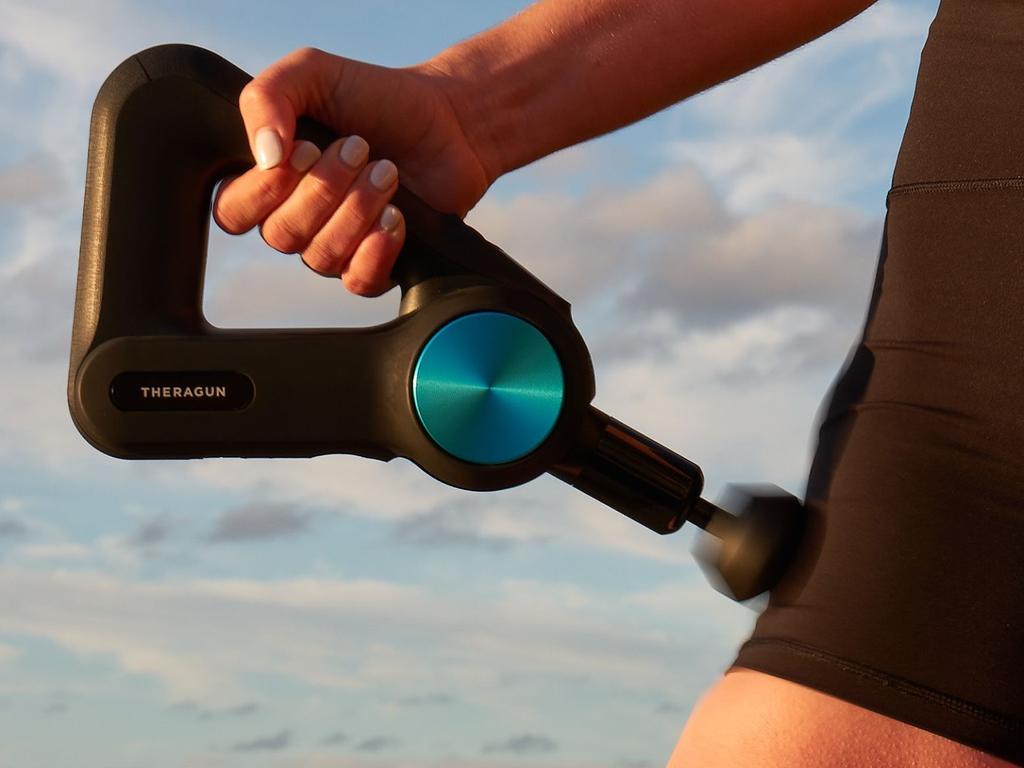 These massage guns will work out every sore spot with ease. Image: Therabody.