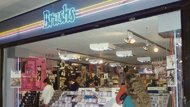 Brashs at Knox City — where you could pick up the latest Cold Chisel album on cassette tape for $14.95c (or something like that).