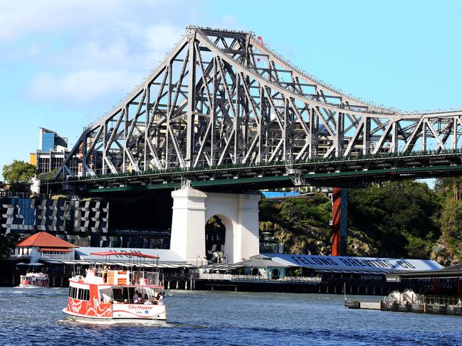 The Story Bridge on New Year’s Day 2020, its 80th anniversary year