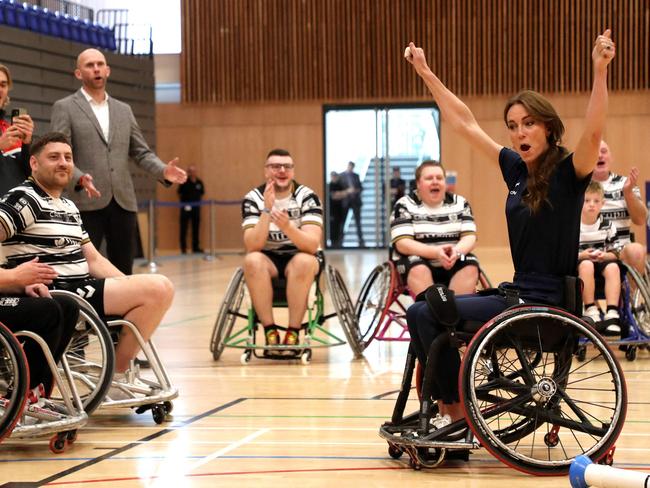 She showed off her competitive nature. Picture: Scott Heppell/Pool/AFP