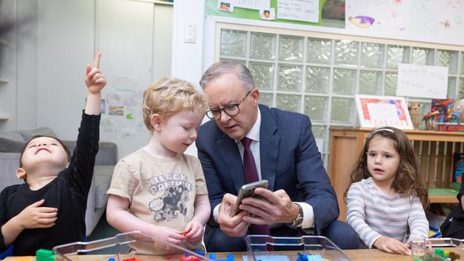 Big childcare savings are on the way for families from July 2023. Picture: Gary Ramage